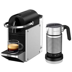 اسپرسو ساز نسپرسو پیکسی نقره ای مدل D62 با کف شیرساز Aeroccino 4
