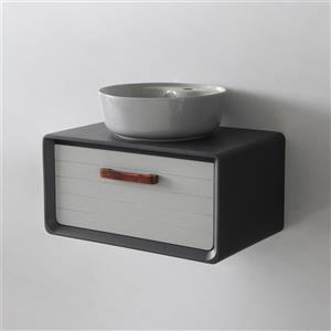 ست کابین و سنگ روشویی B-101 رنگ آنتراسیت/زیمنس