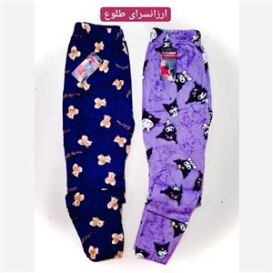 شلوار تدی زنانه شلوار گرم زنانه شلوار مخمل تدی دخترانه مناسب سایز38تا46 جنس تدی