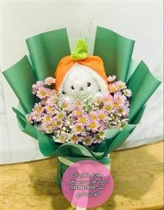دسته گل و کیک تبریک قدم نورسیده به برادر
