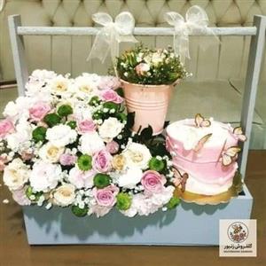 گل و کیک فانتزی 8288 | کد: ZNB-QJE