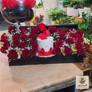 گل و کیک چند طبقه 8283 | کد: ZNB-Q1X