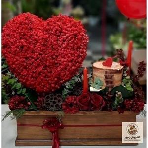 گل و کیک برای ولنتاین به خواهر 3780 | کد: ZNB-PRW