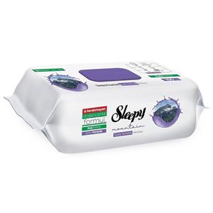 دستمال مرطوب اسلیپی Sleepy رایحه کوهستان بسته 100 عددی