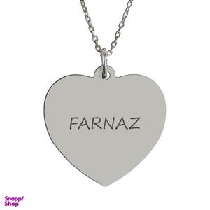 گردنبند نقره زنانه طرح فرناز کد 01 -