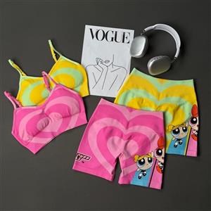 ست نیم تنه و شورتک Powerpuff Girls