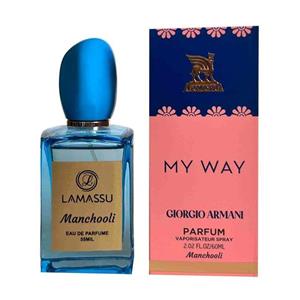 ادو پرفیوم زنانه لاماسو مدل مای وی با رایحه گرم حجم 60 میلی لیتر