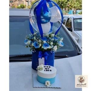 گل و کیک برای تولد کودک 6 ساله 3741 | کد: ZNB-QA1