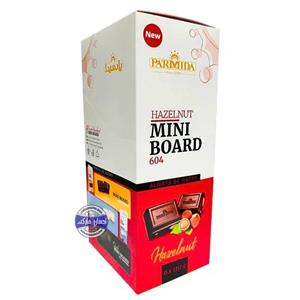 بسته 6 عددی تابلت مینی برد شکلات فندقی 604 پارمیدا