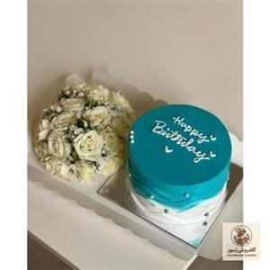 گل و کیک برای تولد 70 سالگی مادر بزرگ 4187 | کد: ZNB-PME