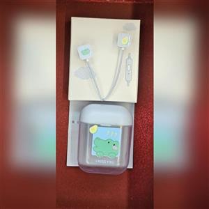 هندزفری عروسکی کیف دار xy-55  I miss you سوسمار