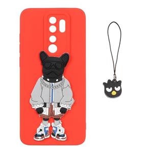 قاب عروسک برجسته فانتزی با ست آویز Xiaomi Redmi Note 8 Pro