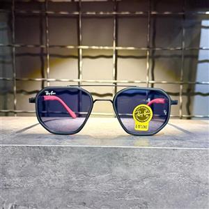 عینک برند RAY BAN فریم فلزی مشکی متالیک/ شیشه دودی کد RB3162
