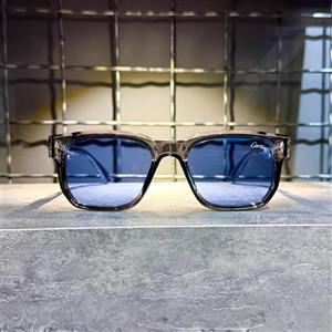 عینک برند CARTIER فریم دودی / شیشه آبی کد MZ62004