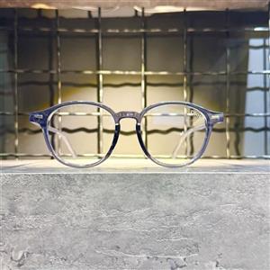 عینک برند DIOR فریم کائوچویی دودی / شیشه سفید کد ZN3948