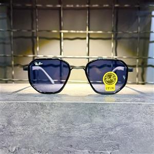 عینک برند RAY BAN فریم فلزی مشکی / شیشه دودی کد RB3162