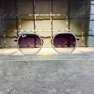 عینک برند RAY BAN فریم فلزی مشکی دودی / شیشه دودی کد RB5419
