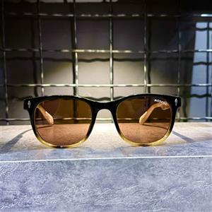 عینک برند MOSCOT فریم مشکی عسلی / شیشه قهوه ای کد MZ62003
