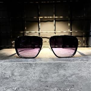 عینک برند BALMAIN فریم طلایی / شیشه دودی کد 2739