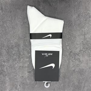 جوراب نیم ساق سوپر بنبه نایک اعلا سفید
