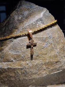 پلاک استیل سایز یک طرح صلیب کد 1