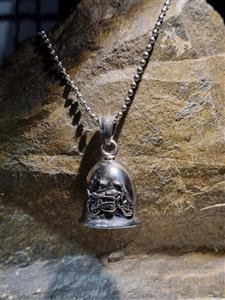 پلاک استیل طرح زنگوله رنگ سیلور