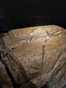 دستبند استیل ماری رنگ سیلور کد 12543