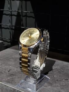 ساعت فلزی برند CASIO رنگ طلایی نقره ای/صفحه طلایی