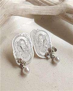 گوشواره نقره دستساز «بازگشت به من» 