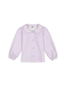 بلوز نخی یقه ب ب نوزادی دخترانه مدل صبا - دایان Baby Girl Cotton Peter Pan Collar Blouse Saba - Dayan