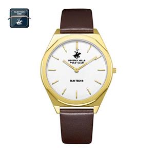 ساعت مردانه پولو بورلی هیلز مدل BP3712X.132 با بند چرم