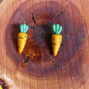 گوشواره فانتزی طرح هویج