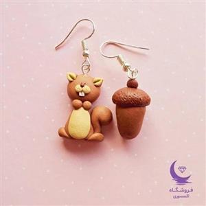 گوشواره فانتزی سنجاب