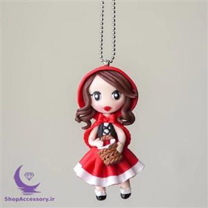 آویز عروسکی شنل قرمزی