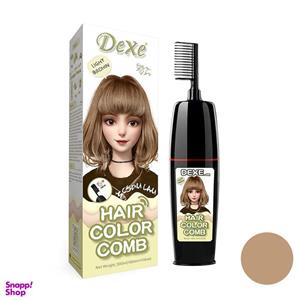 فوم رنگ مو موقت دکسی مدل Comb حجم 200 میلی لیتر رنگ قهوه ای روشن