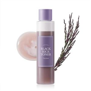 تونر برنج سیاه آیم فرام کنترل چربی، منافذ روشن کننده پوست I'm from Black Rice Toner