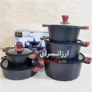 سرویس قابلمه 10 پارچه گرانیتی زیو مدل ZCS-8510 5S32