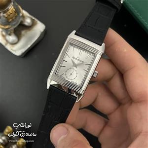 ساعت مچی مردانه ژژ لکولتر ریورسو صفحه سفید Jaeger‑LeCoultre Reverso Tribute Small Seconds White Dial