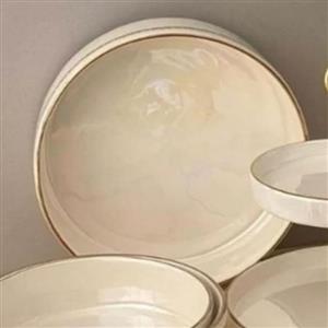 میوه خوری سرامیکی طلا کوب طرح گل طلا 