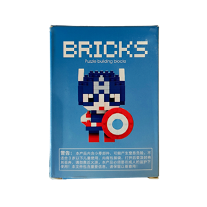 🛡️ مینی لگو کاپیتان آمریکا Bricks | ساختنی پیکسلی از دنیای مارول