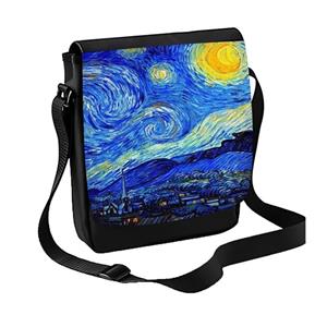 کیف دوشی مدل شب پرستاره ونگوگ کد The Starry Night 1