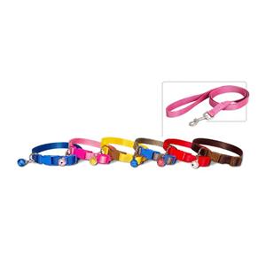 قلاده گردنی تسمه‌ای سگ - سایز 2 همراه با لید