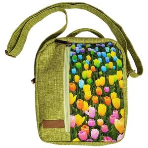 کیف پارچه ای زنانه سبز(A3275)