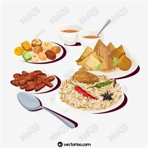 وکتور سفره افطاری 2