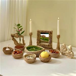 ست کامل هفت‌سین دکوراتیو طرح «چوبینه» (Choobineh)