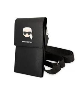 کیف چرمی رودوشی کارل طرح ادمک Karl Lagerfeld Wallet