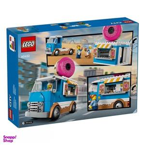 لگو 196 تکه سری سیتی مدل Donut Truck کد 60452