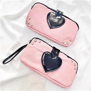 کیف چرمی فانتزی مدل دو زیپ