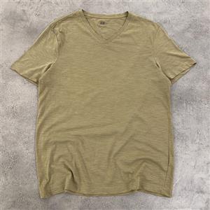 تیشرت یقه هفت 100% کتان H&M اورجینال سایز M