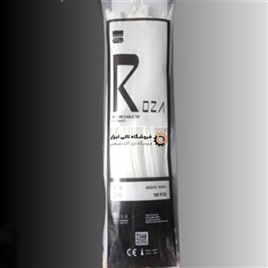 بست کمربندی روزا سفید 5*400 میلیمتر بسته 100 عددی